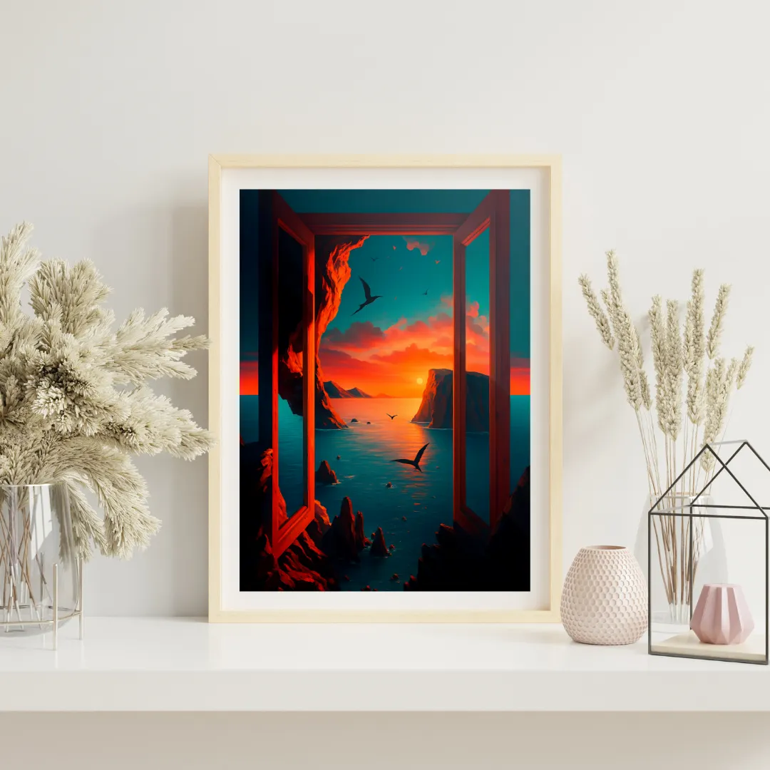 The Infinite Window — digital art print by Lurevi