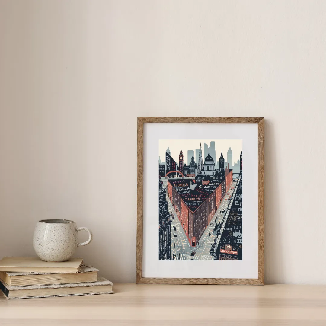 Labyrinth of London — digital art print by Lurevi