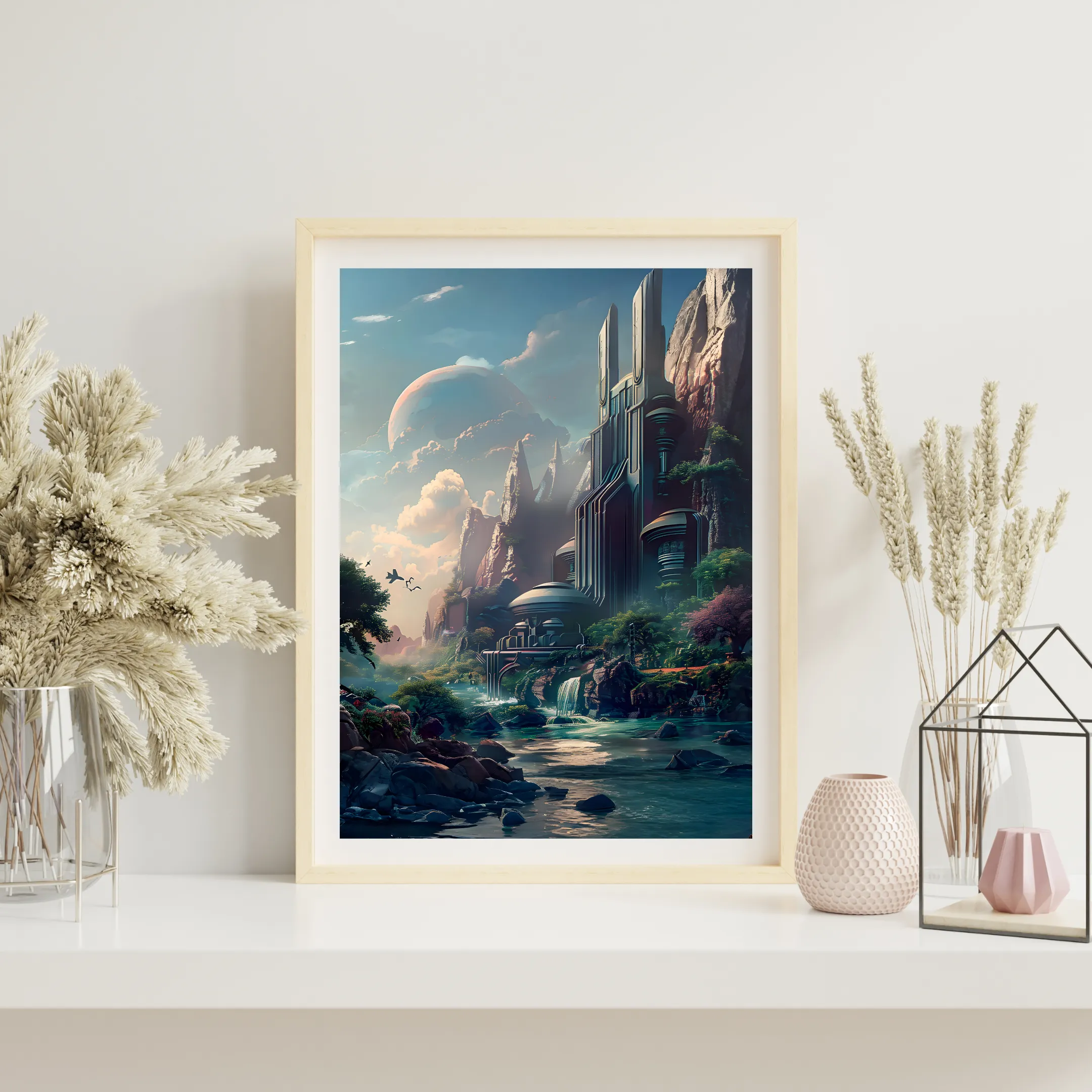 Celestial Haven — digital art print by Lurevi