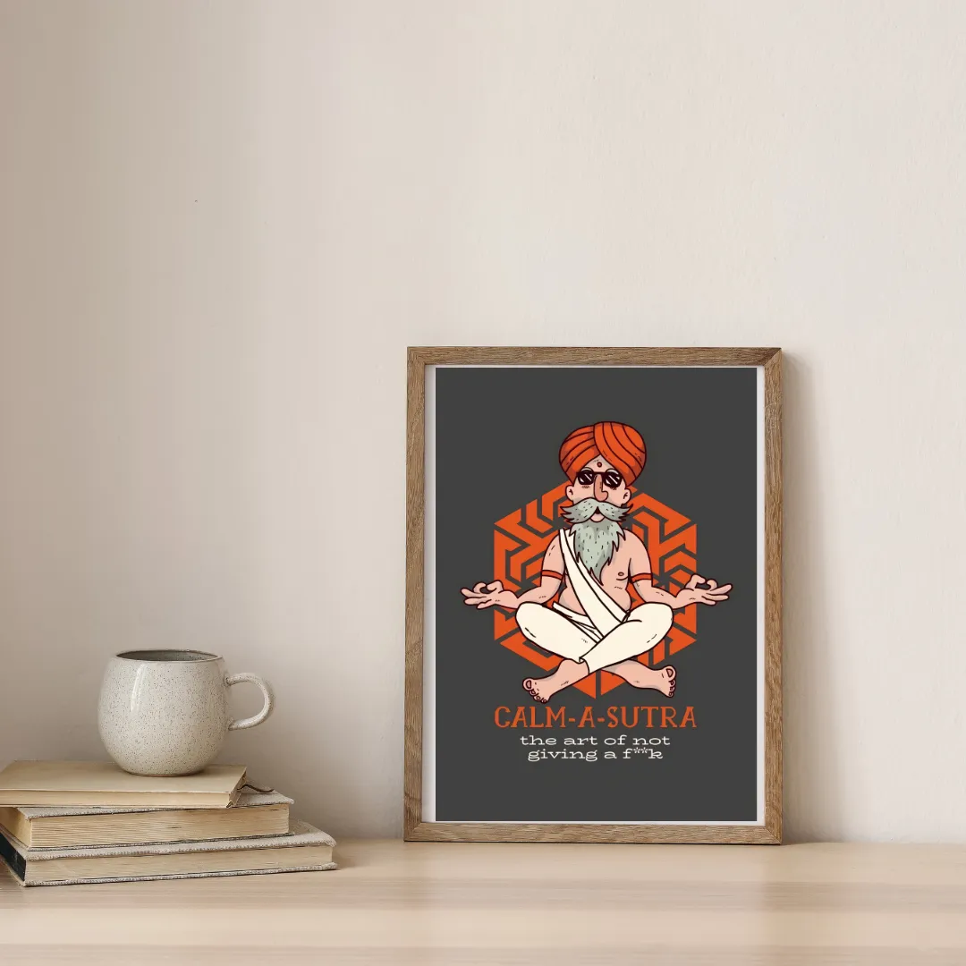 The Chill Guru Code — digital art print by Lurevi