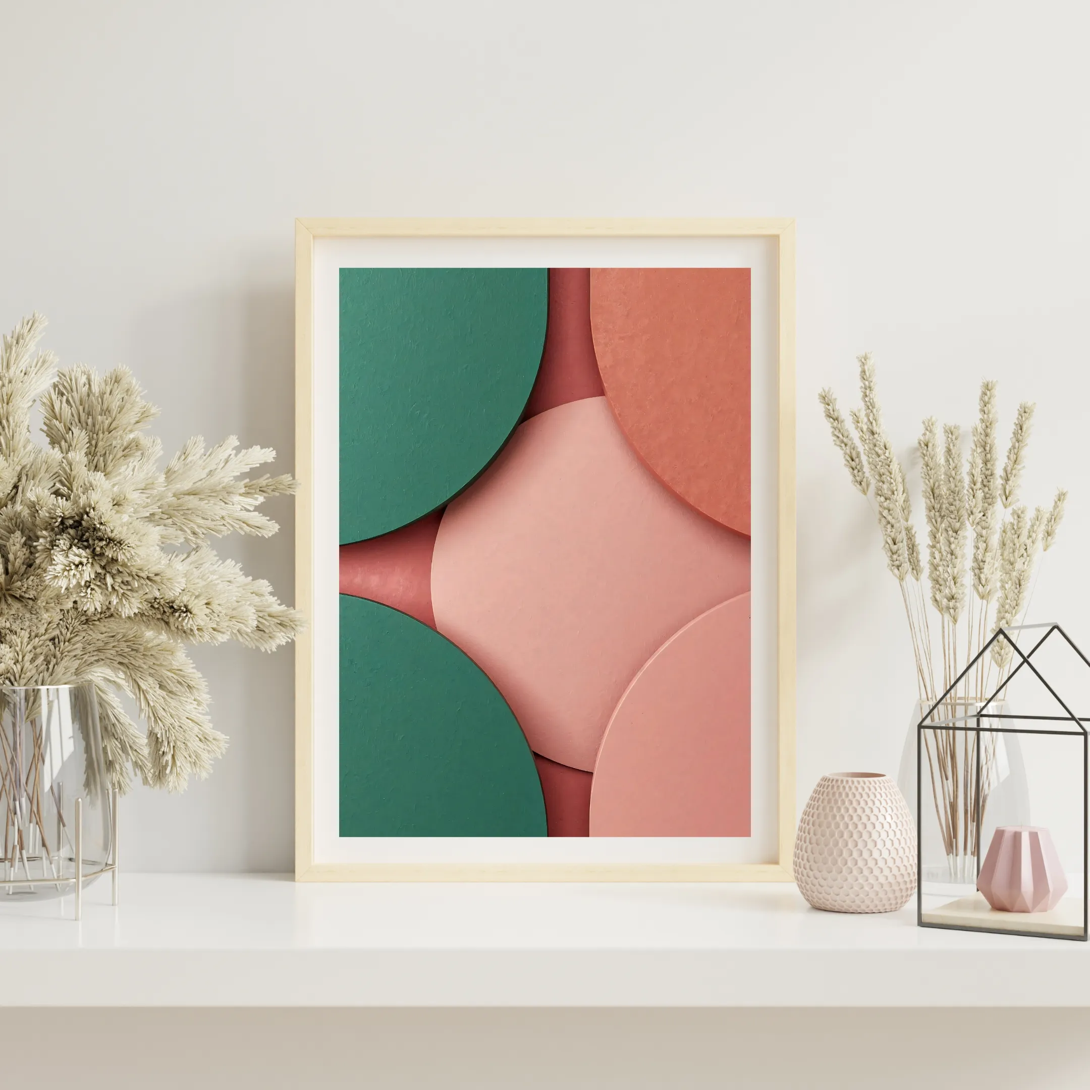 Harmony in Shapes — digital art print by Lurevi