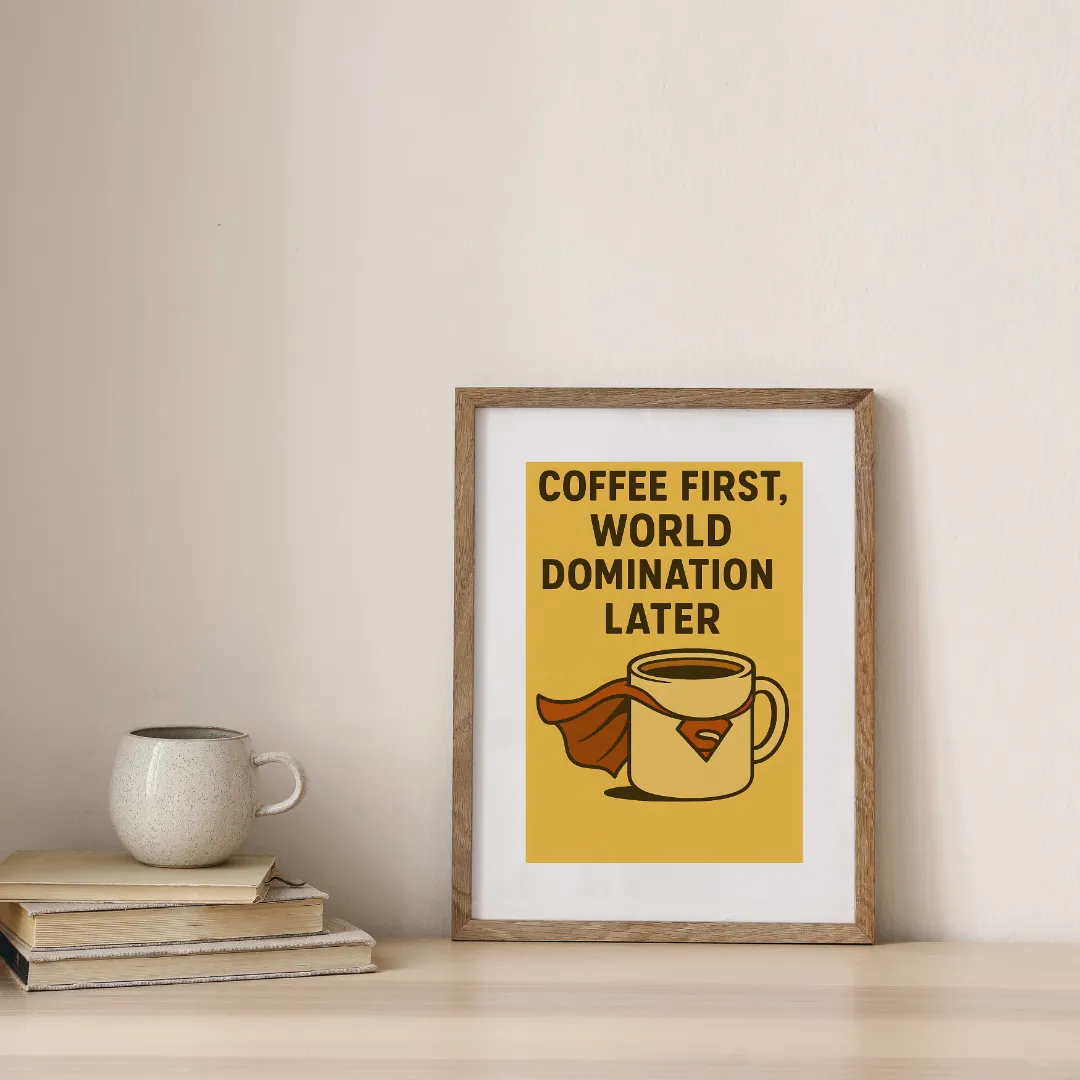 Caffeine Conqueror — digital art print by Lurevi