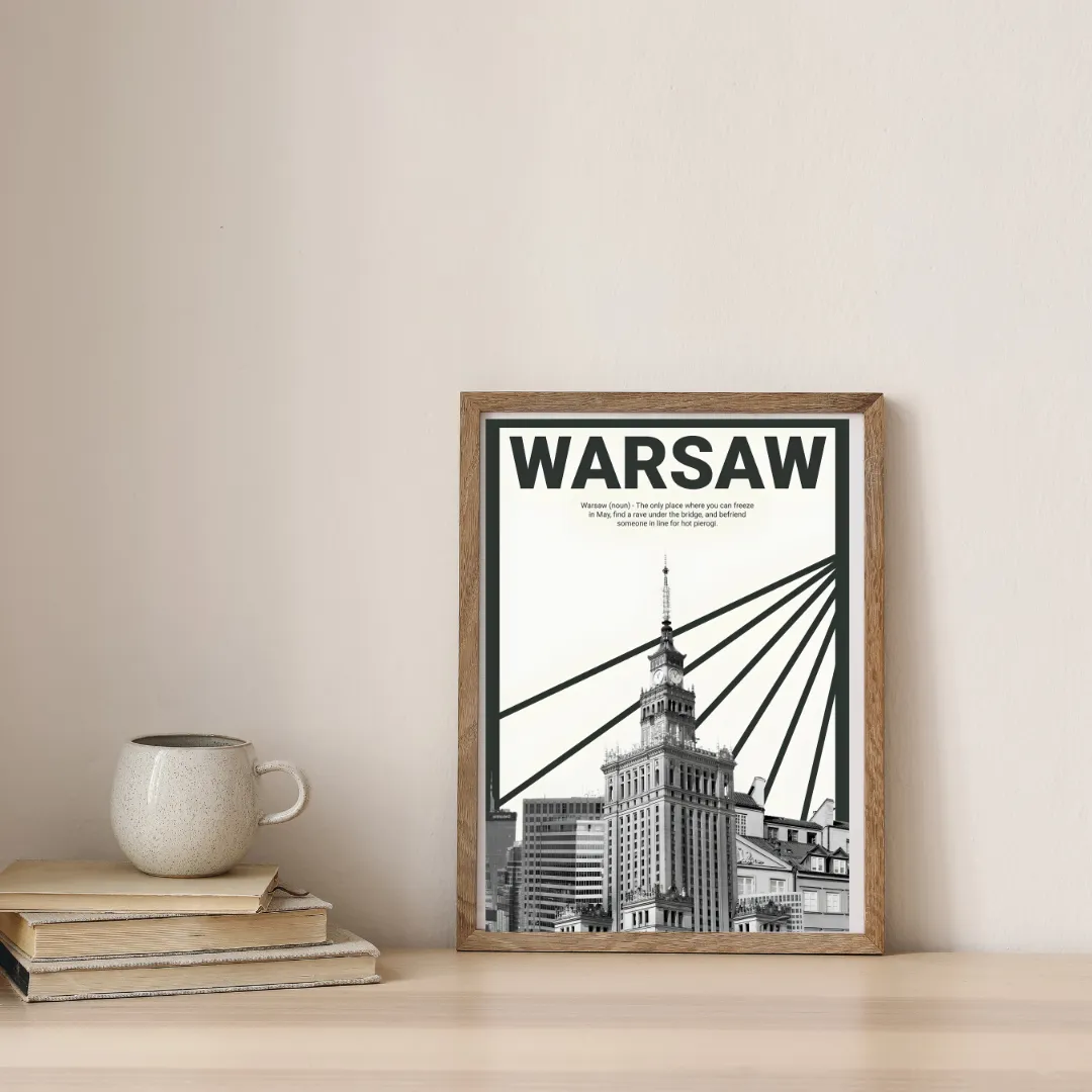 Rays Over Warsaw — digital art print by Lurevi