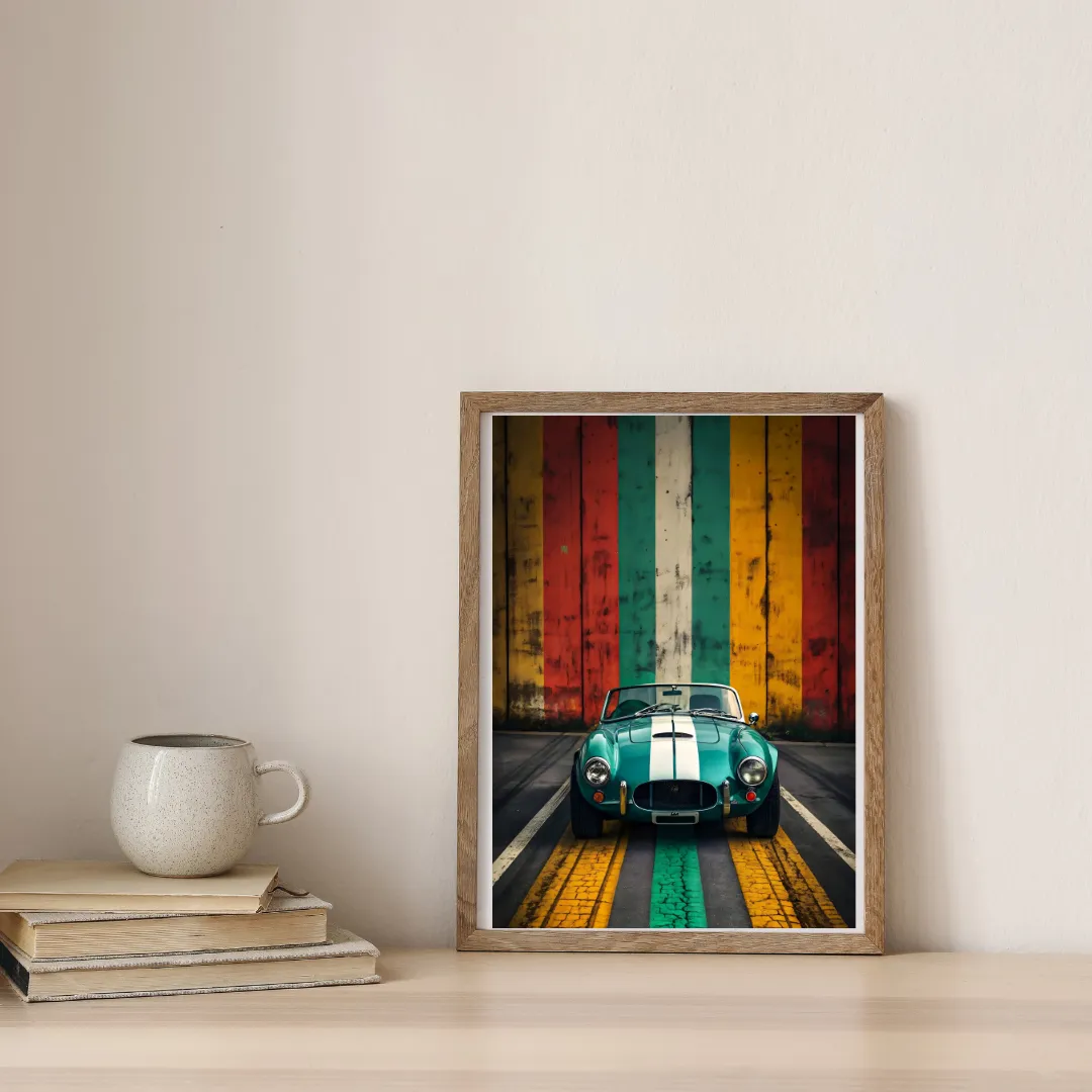 Retro Racer Boulevard — digital art print by Lurevi