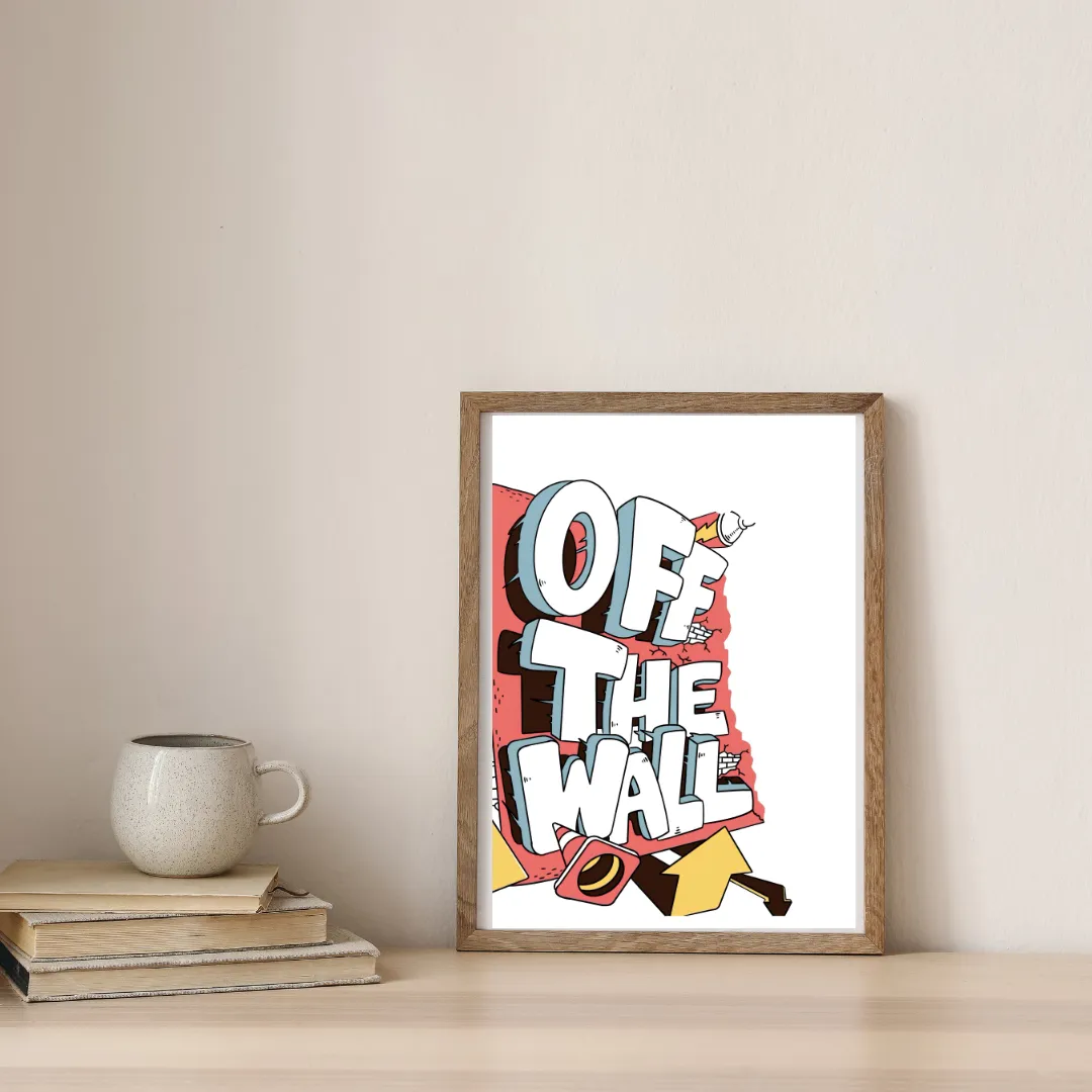 Off The Wall Energy — digital art print by Lurevi