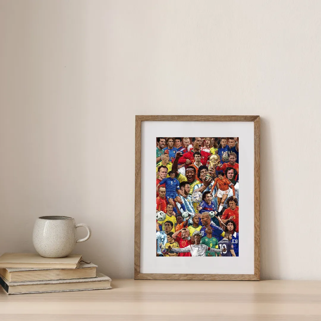 Legends of Football Glory — digital art print by Lurevi
