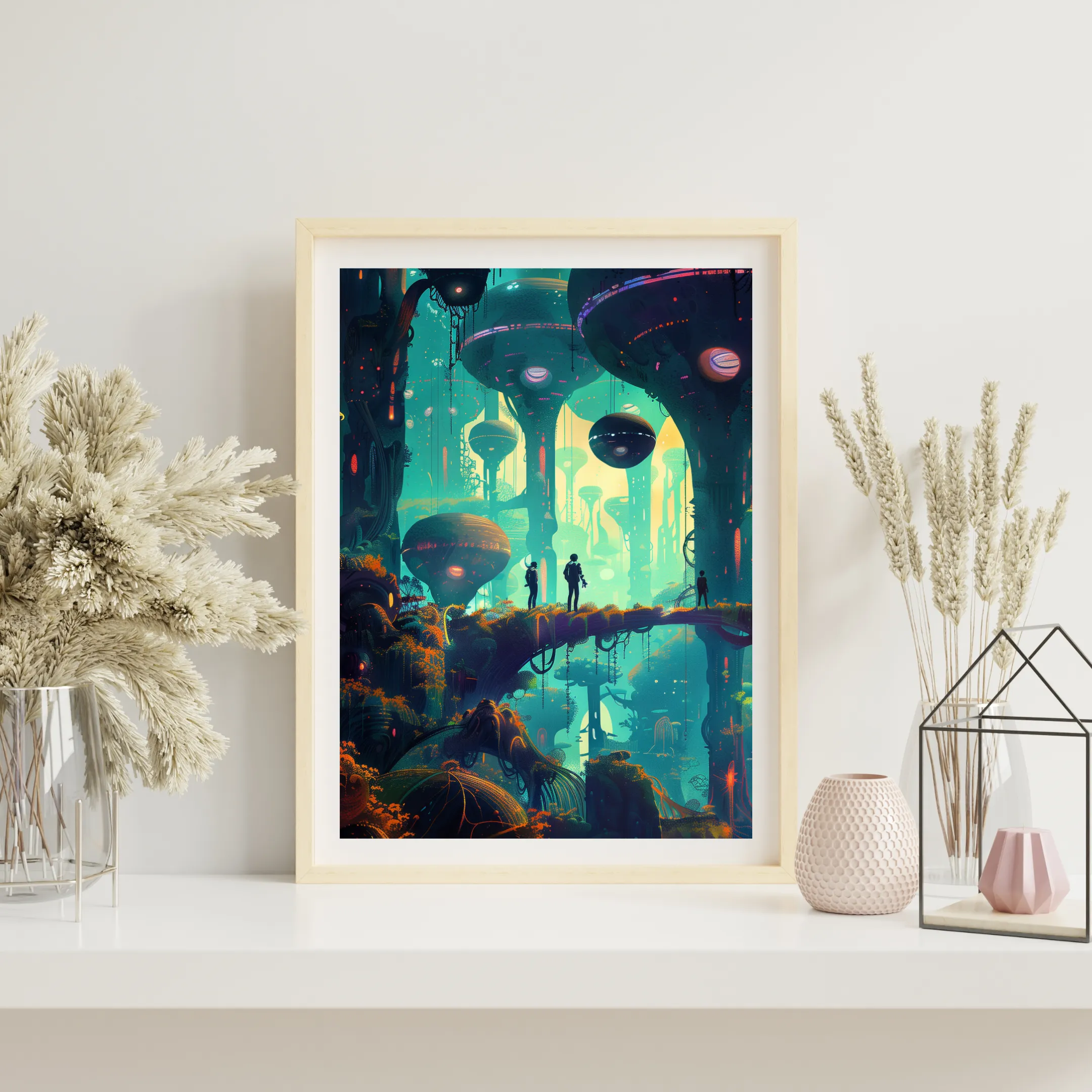 Luminous Citadel — digital art print by Lurevi