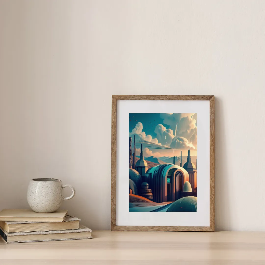 Domes of Tomorrow — digital art print by Lurevi