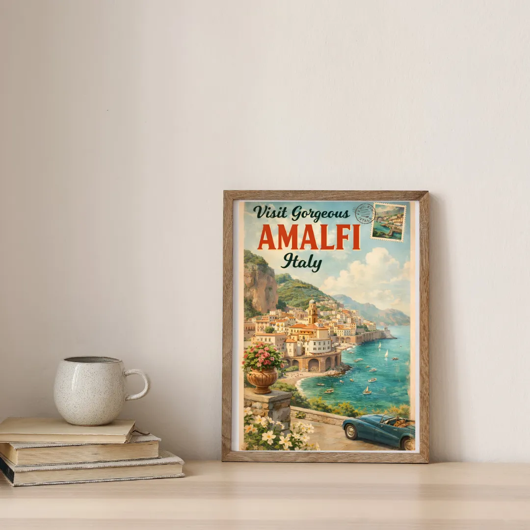 Italian Coastal Heritage — digital art print by Lurevi