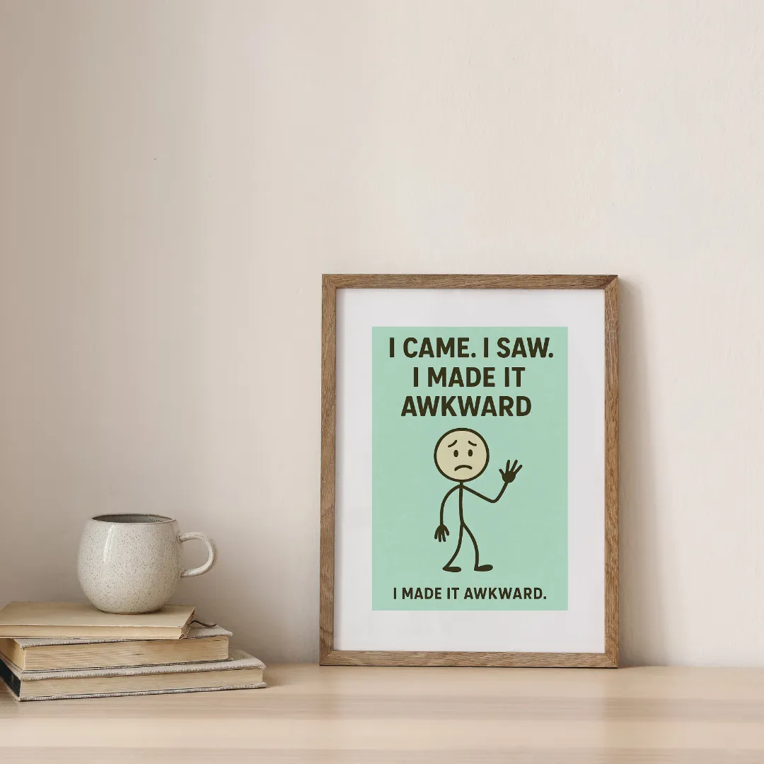 Awkward Arrival — digital art print by Lurevi