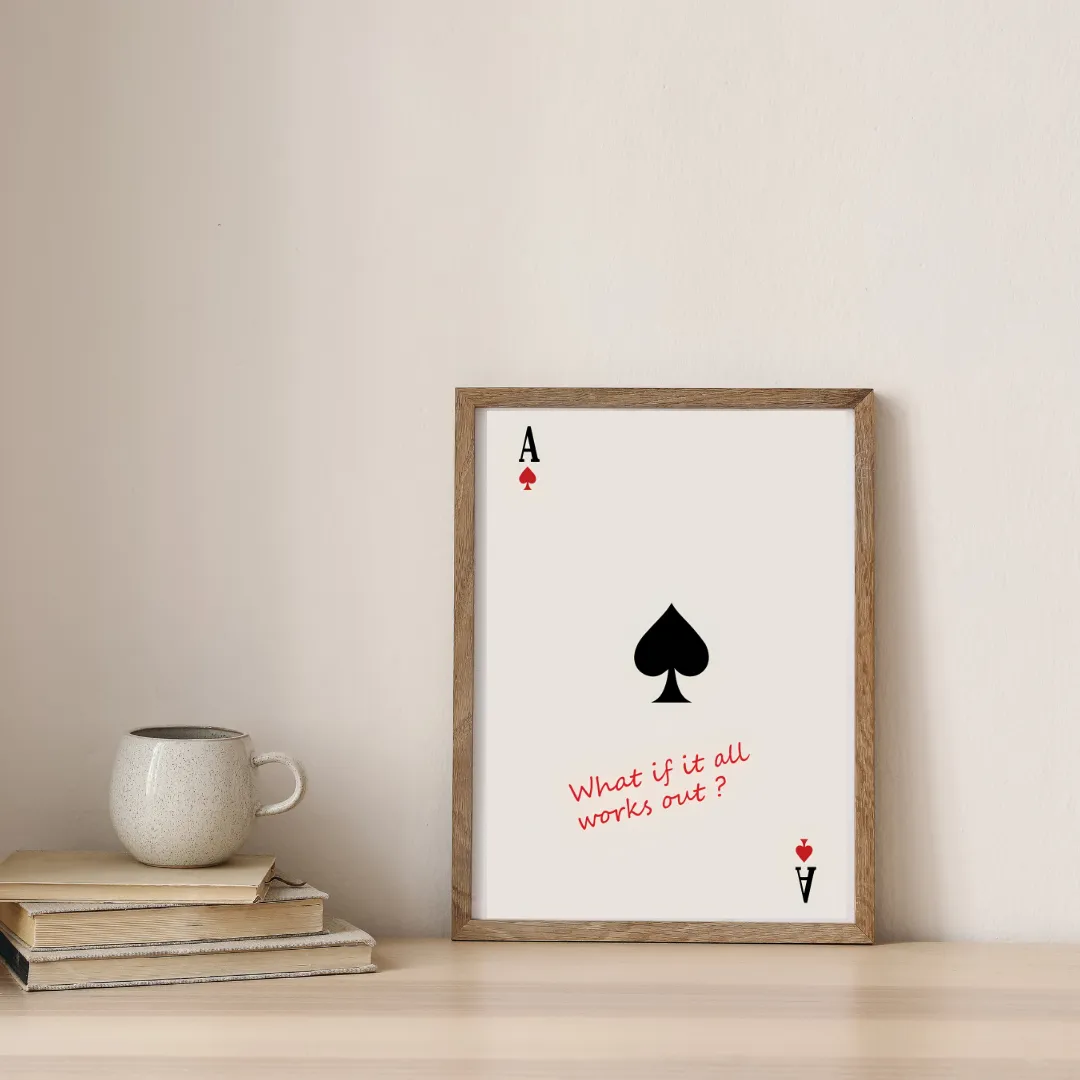 The Optimist's Ace — digital art print by Lurevi