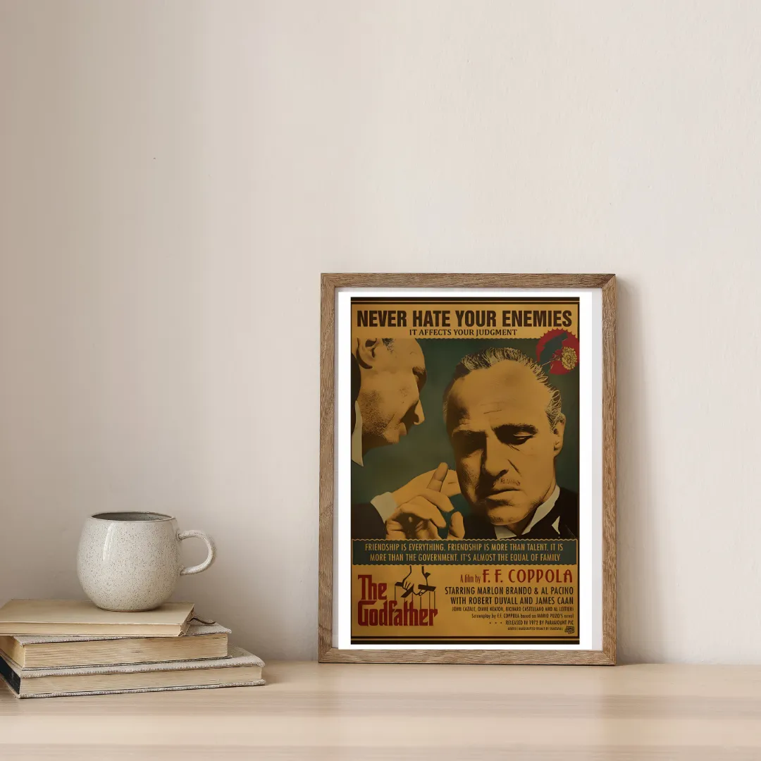 GodFather - The Don's Golden Wisdom — digital art print by Lurevi