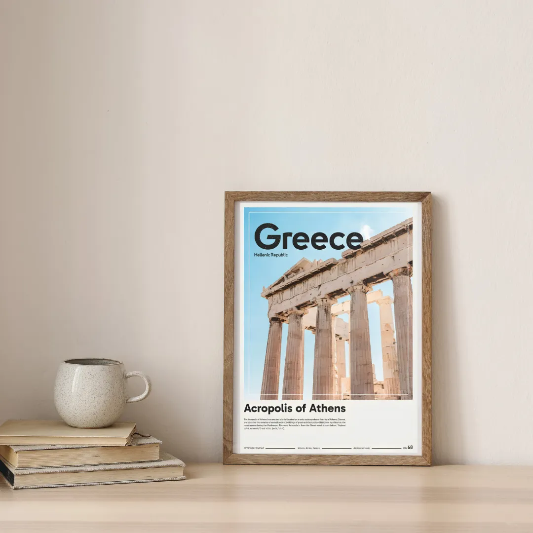 Timeless Acropolis Majesty — digital art print by Lurevi