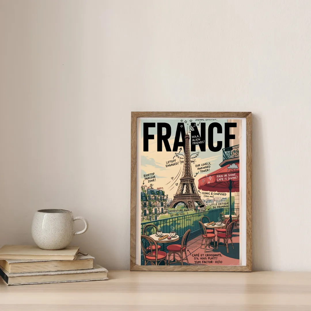 Café View of Paris — digital art print by Lurevi
