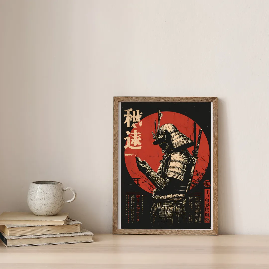 The Modern Samurai Code — digital art print by Lurevi