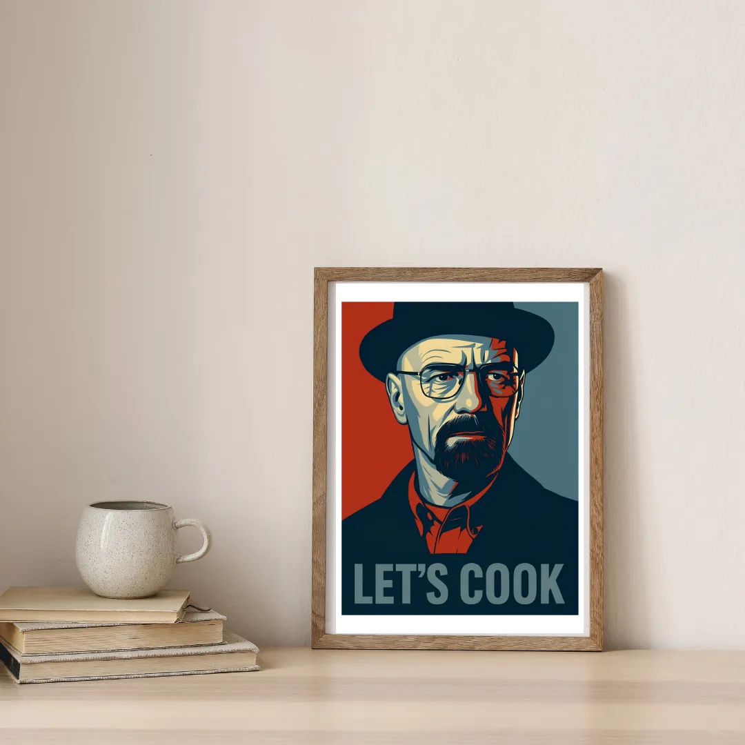 Heisenberg's Bold Formula — digital art print by Lurevi