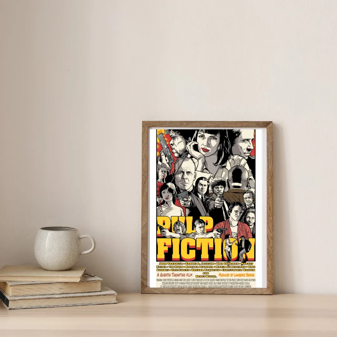 Pupl Fiction Poster — digital art print by Lurevi
