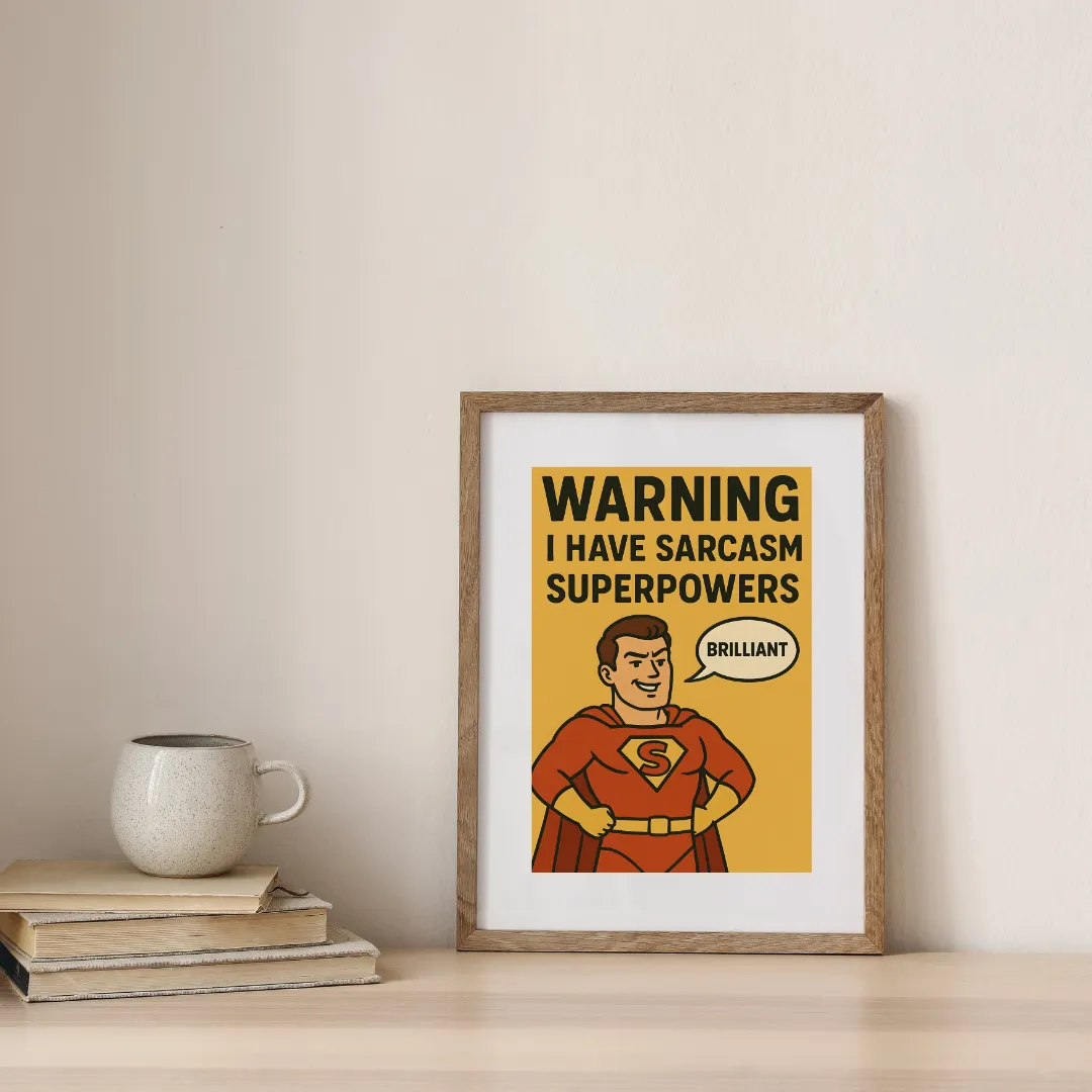 Sarcasm Man — digital art print by Lurevi