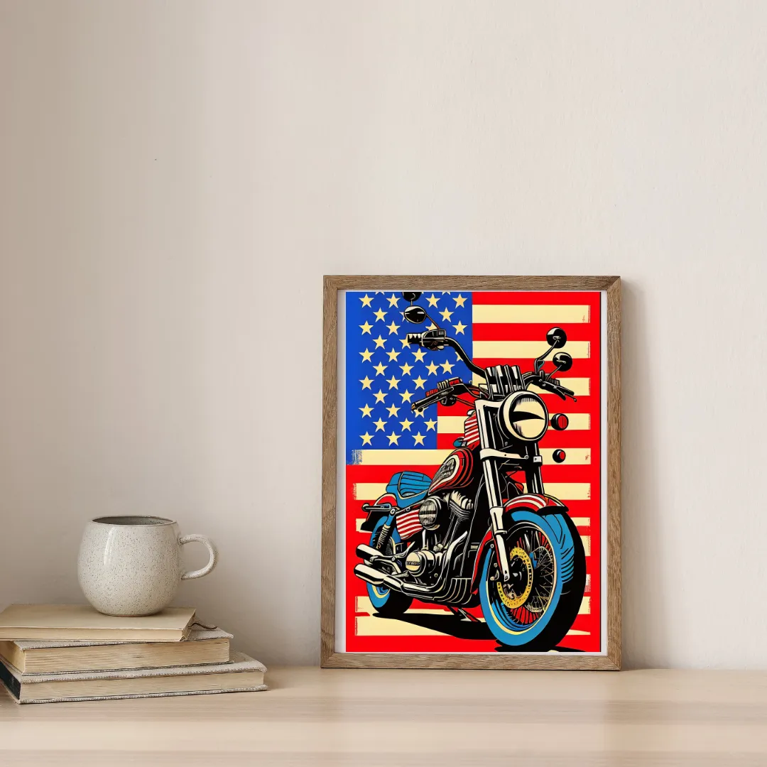 American Highway Legend — digital art print by Lurevi