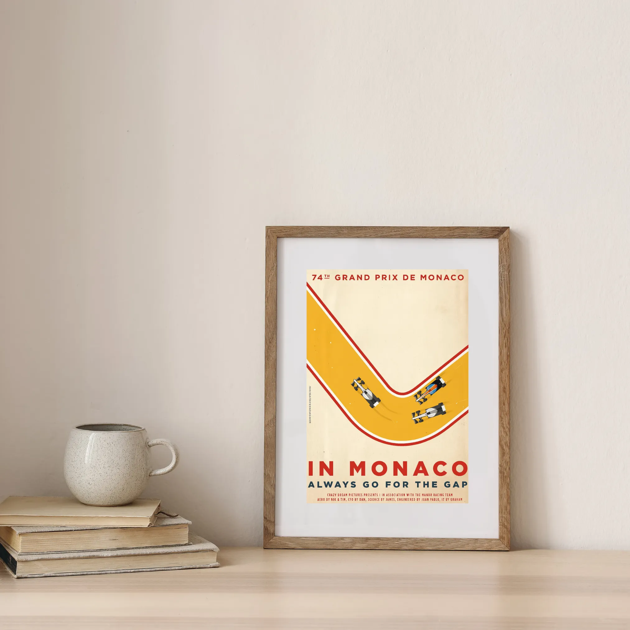 Monaco Curve Mastery — digital art print by Lurevi