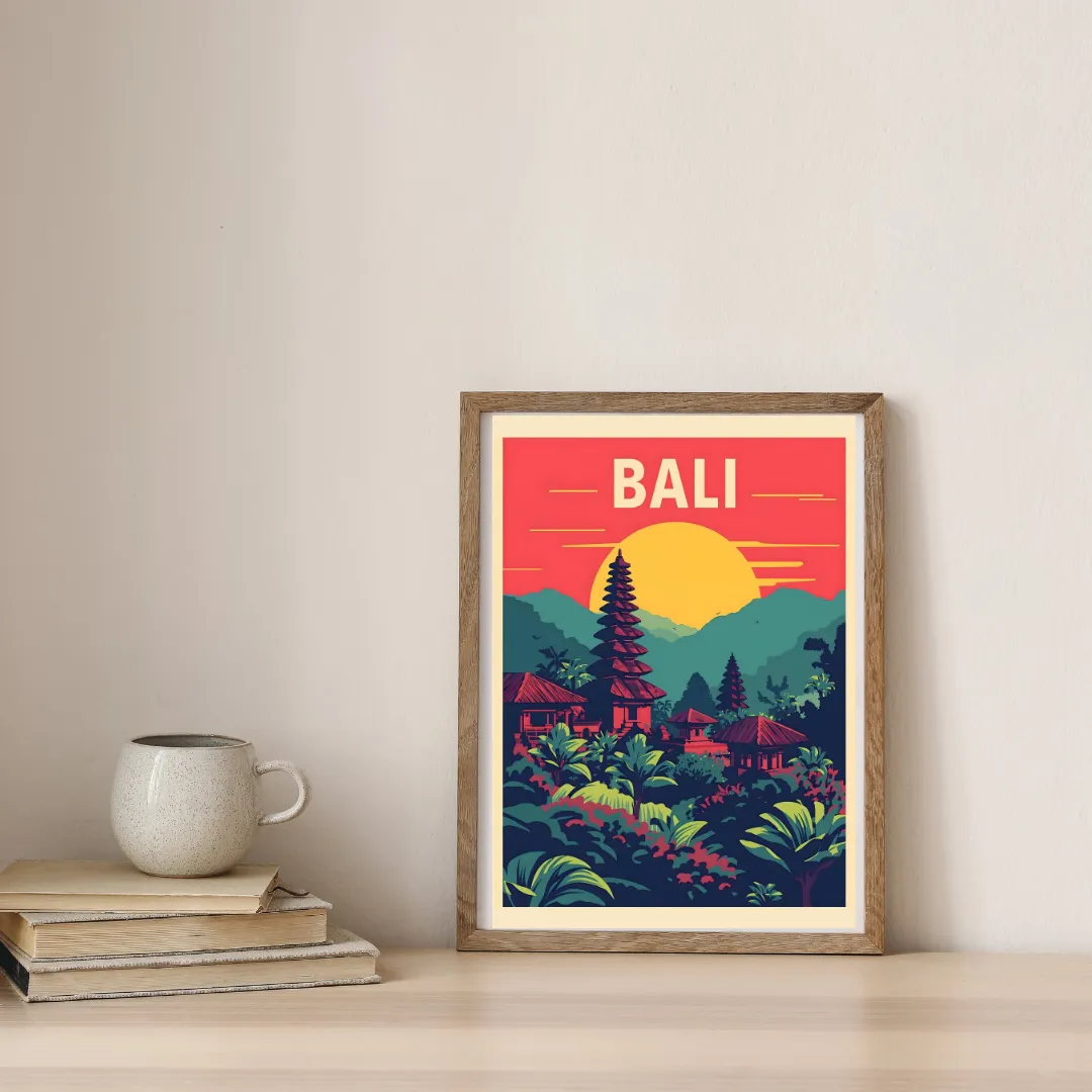 Golden Horizon of Bali — digital art print by Lurevi