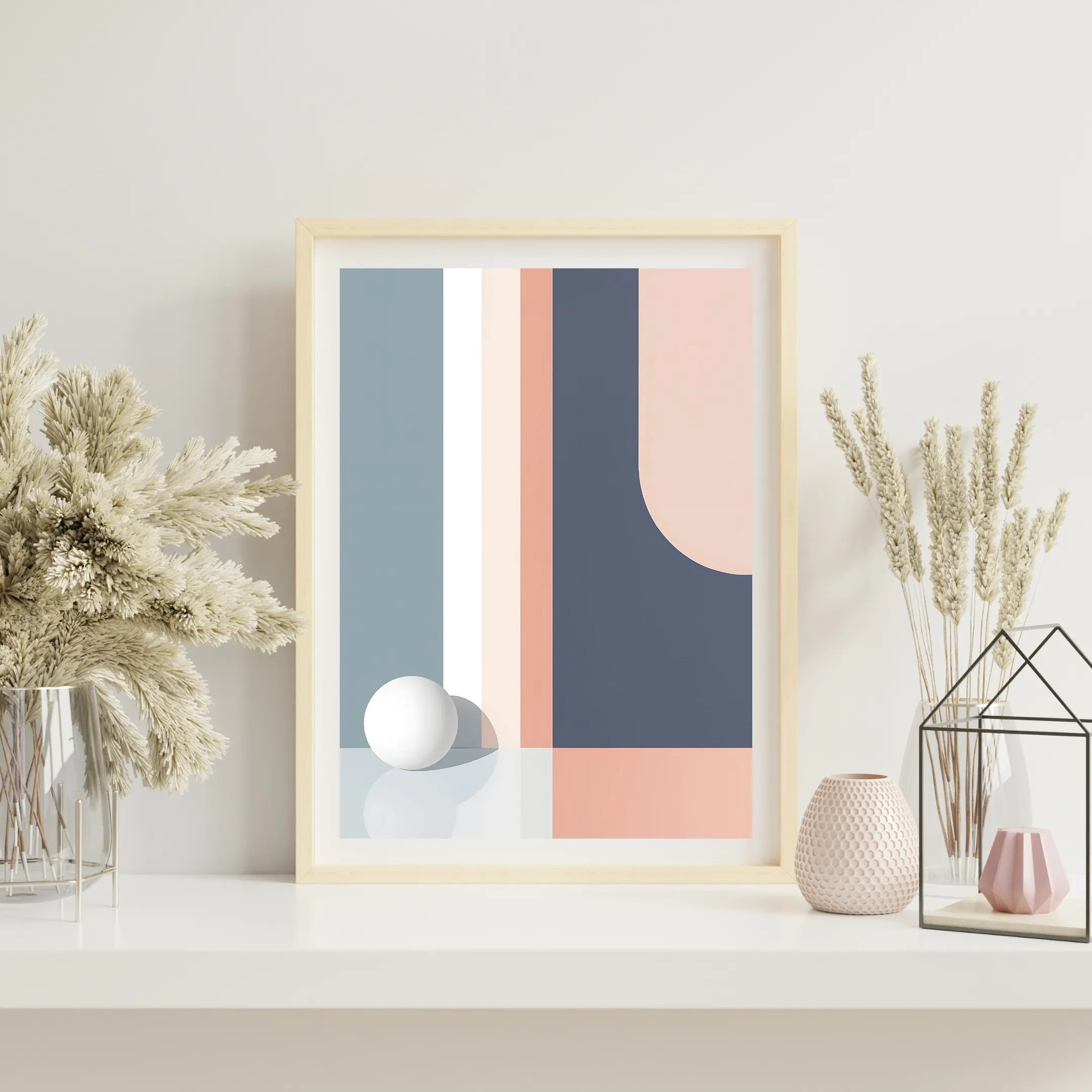 The Stillness of Form — digital art print by Lurevi