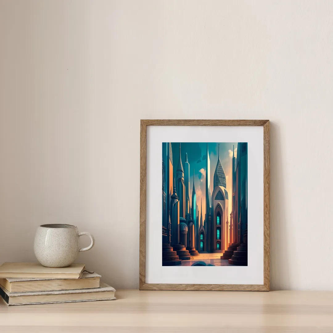The Celestial City — digital art print by Lurevi