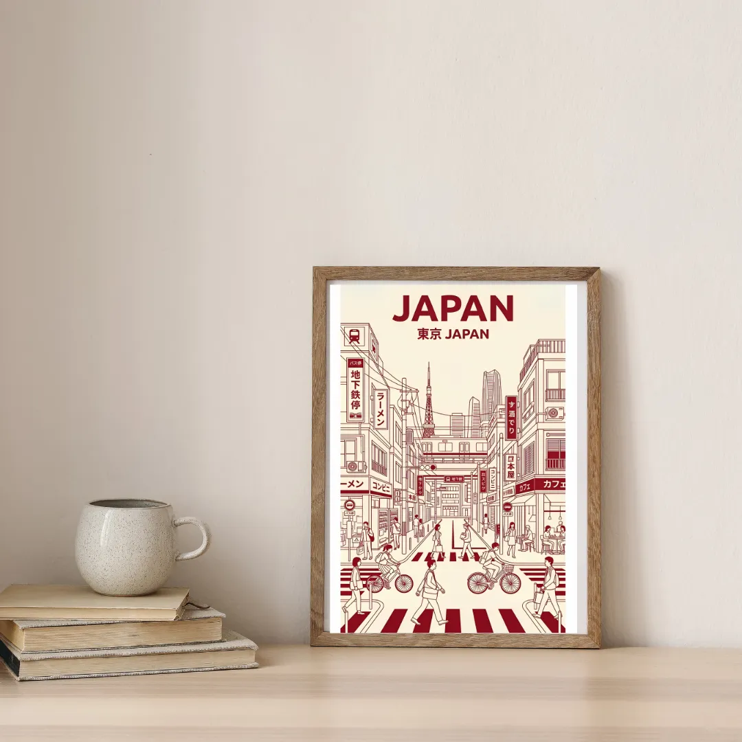 Tokyo Street Rhythm — digital art print by Lurevi