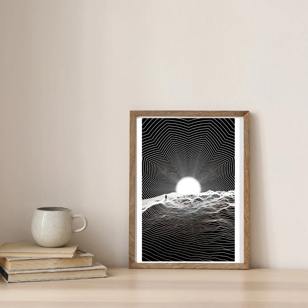 Horizon Beyond the Lines — digital art print by Lurevi