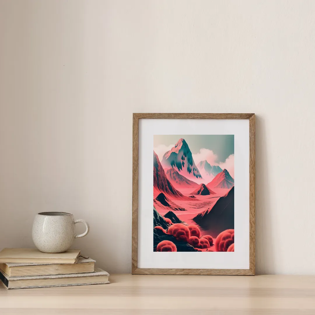 Dreams Beyond the Peaks — digital art print by Lurevi