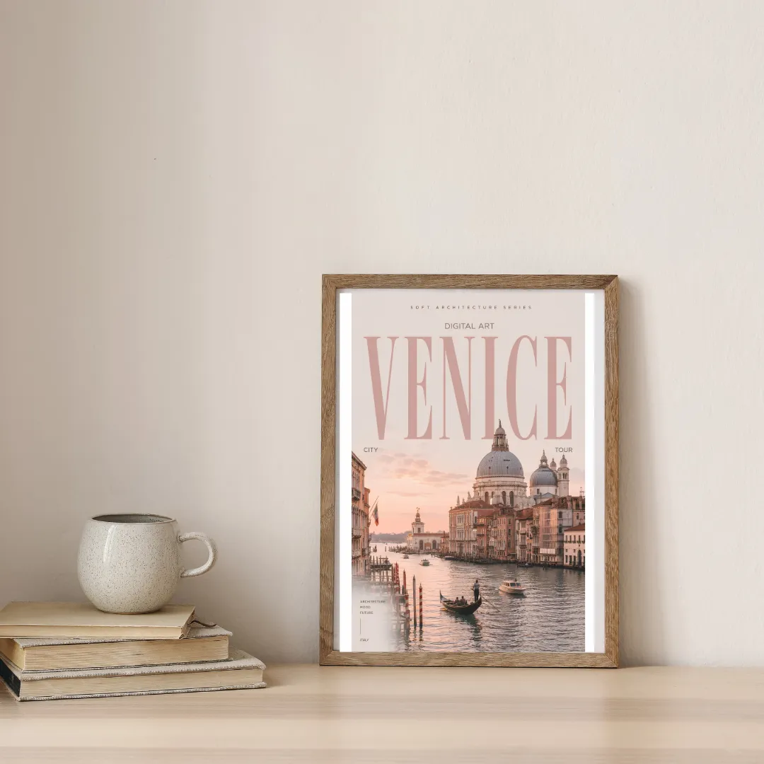Venice in Soft Light — digital art print by Lurevi