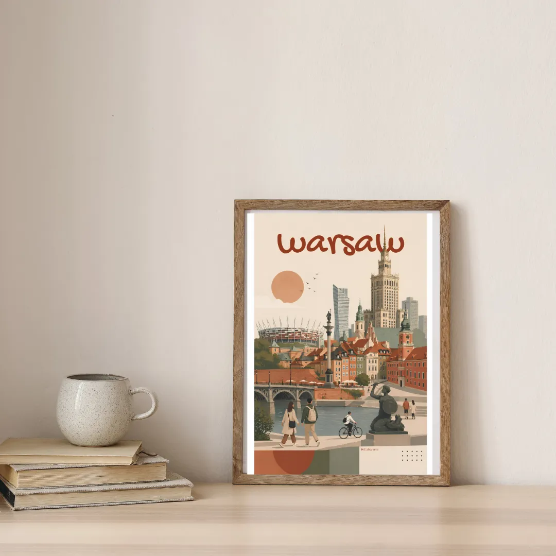 Warsaw: Timeless Horizons — digital art print by Lurevi