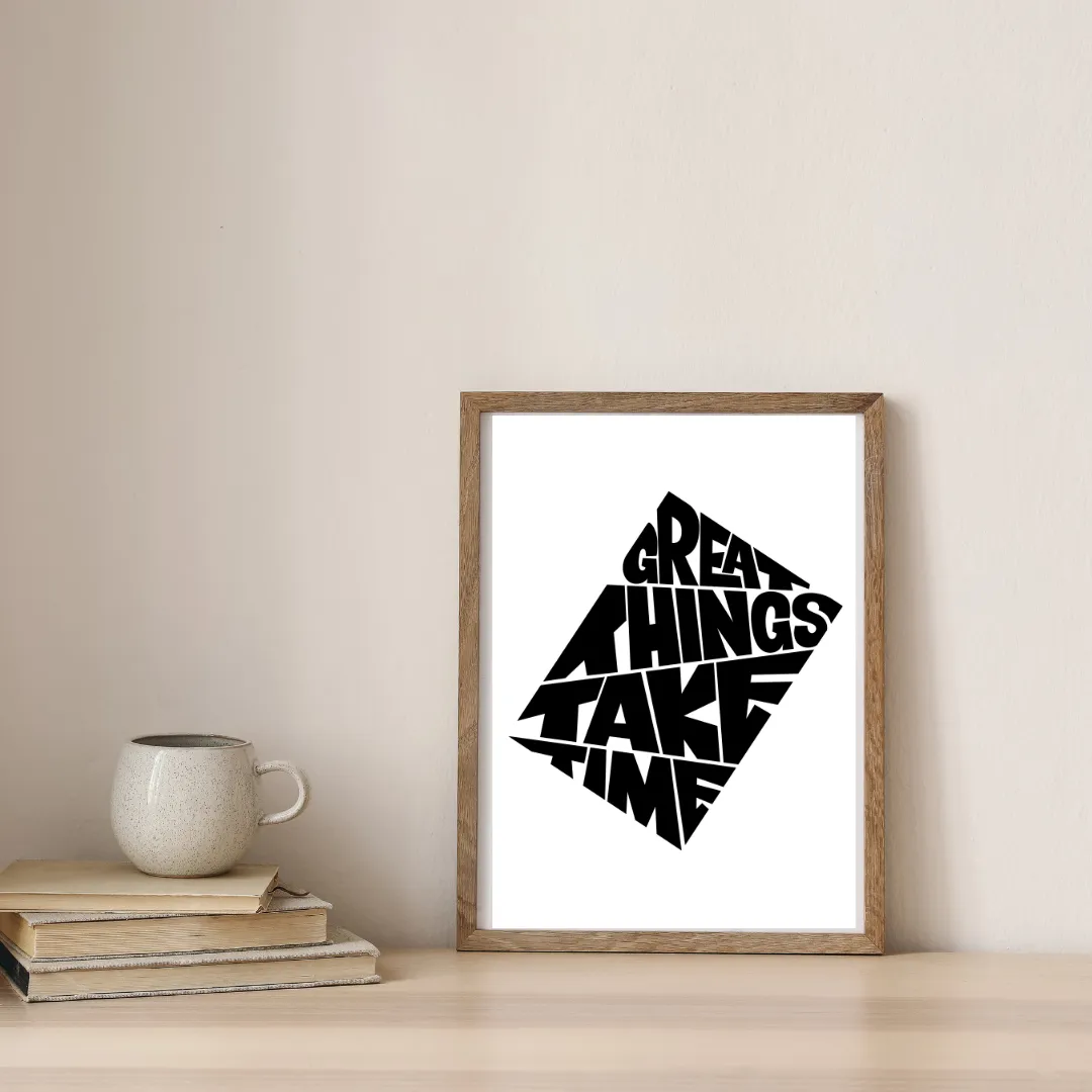 Great Things Start Today — digital art print by Lurevi