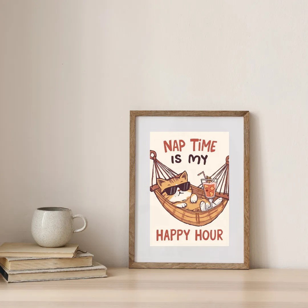Happy Hour Snooze — digital art print by Lurevi