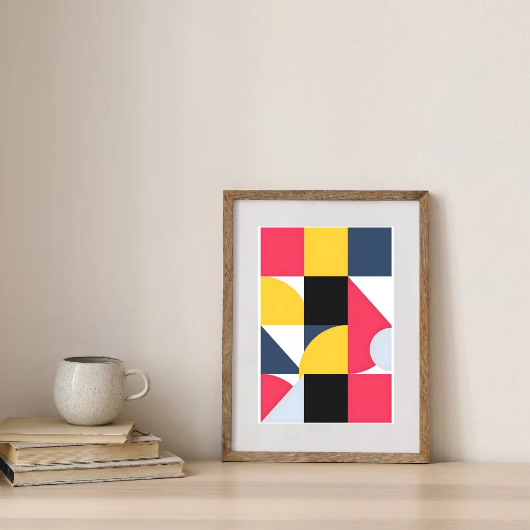 Geometric Pulse — digital art print by Lurevi