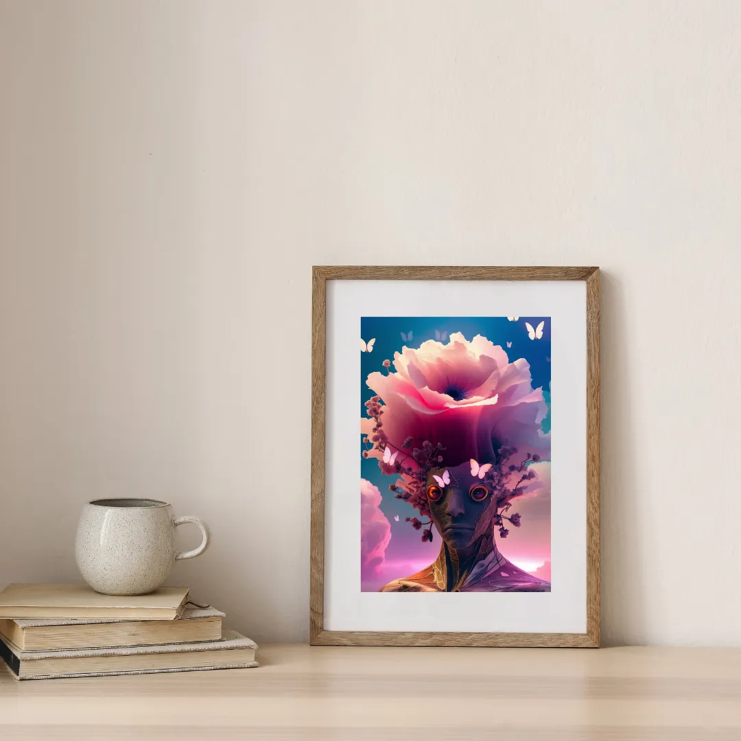 Bloom of Consciousness — digital art print by Lurevi