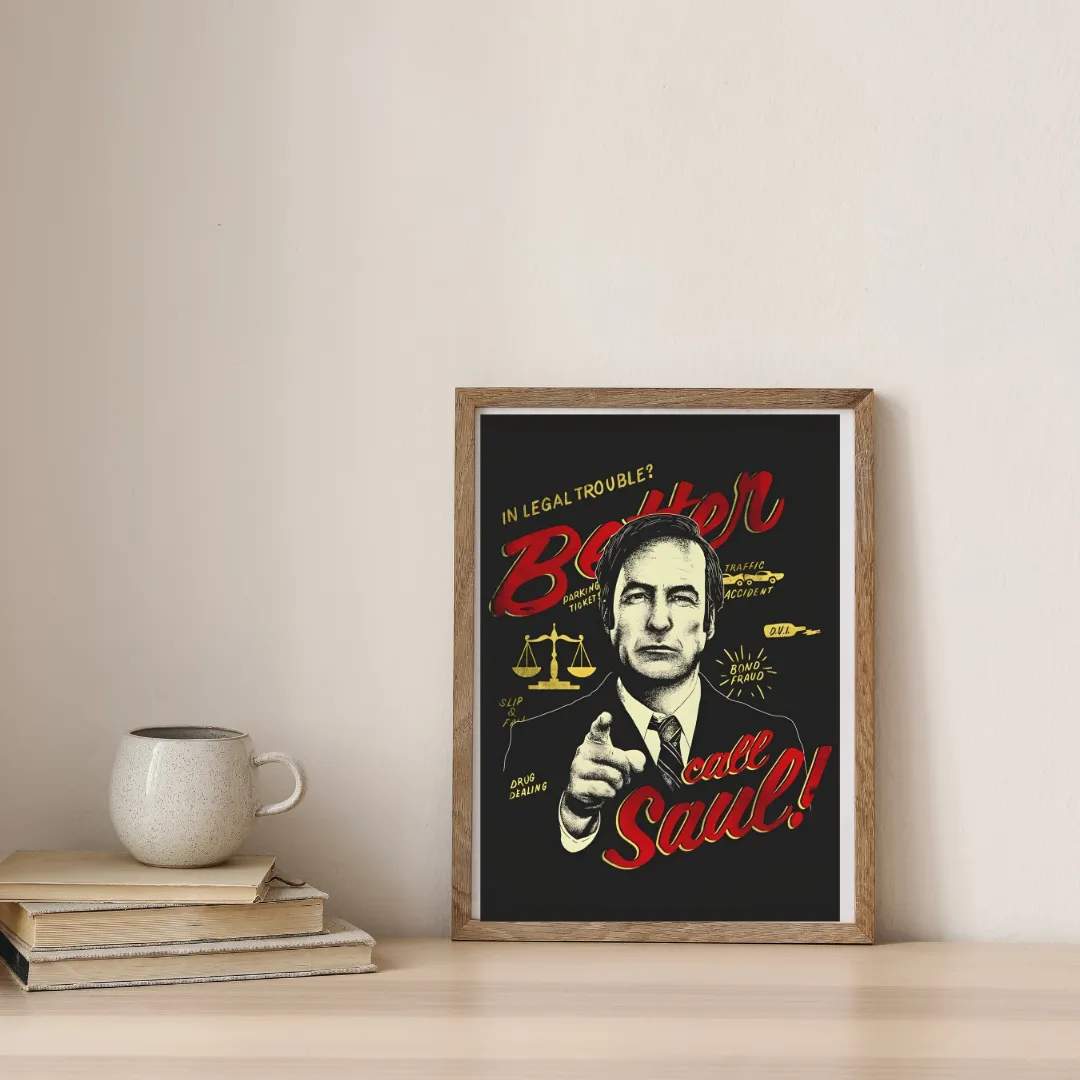Better Call Saul Justice — digital art print by Lurevi