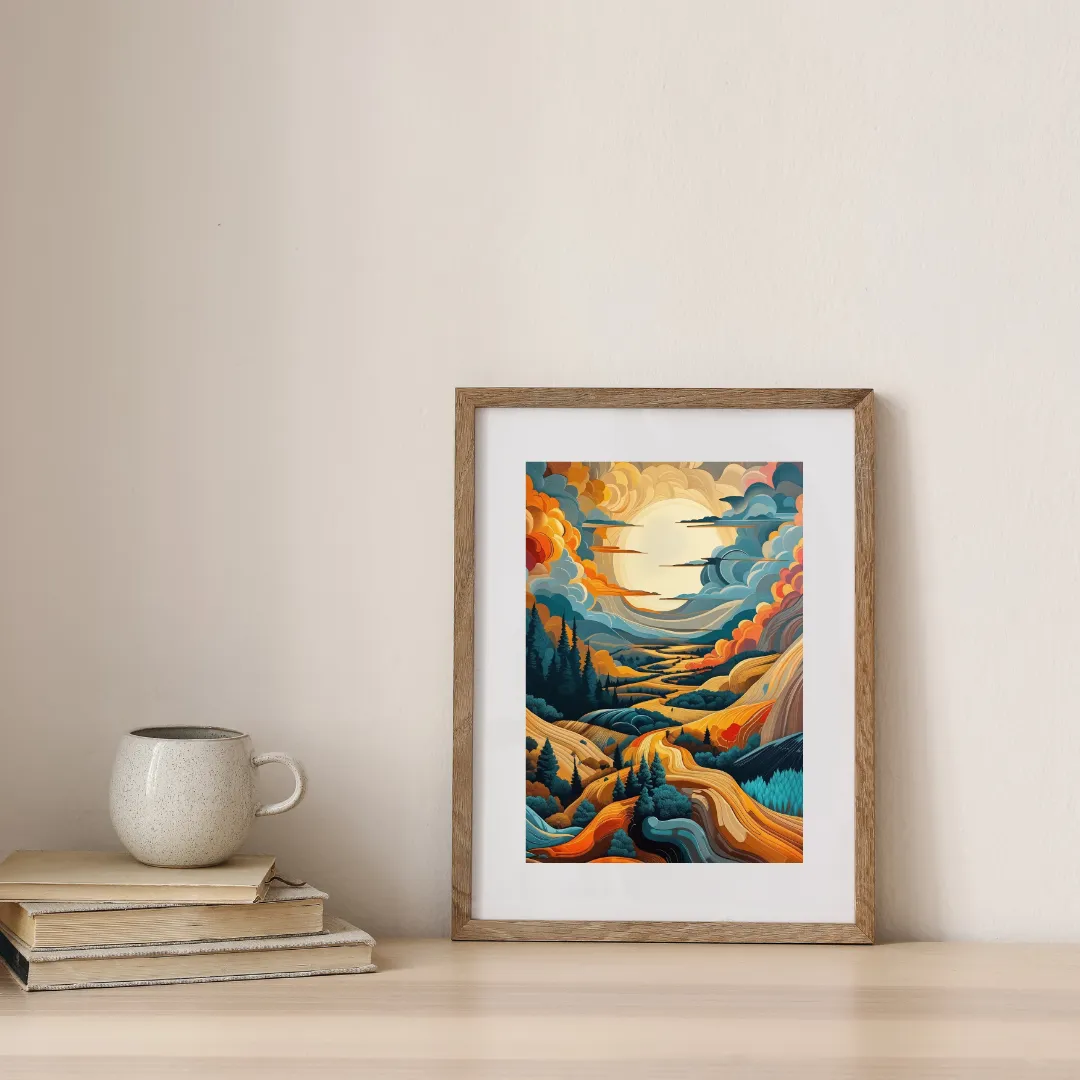 Pathways to the Horizon — digital art print by Lurevi