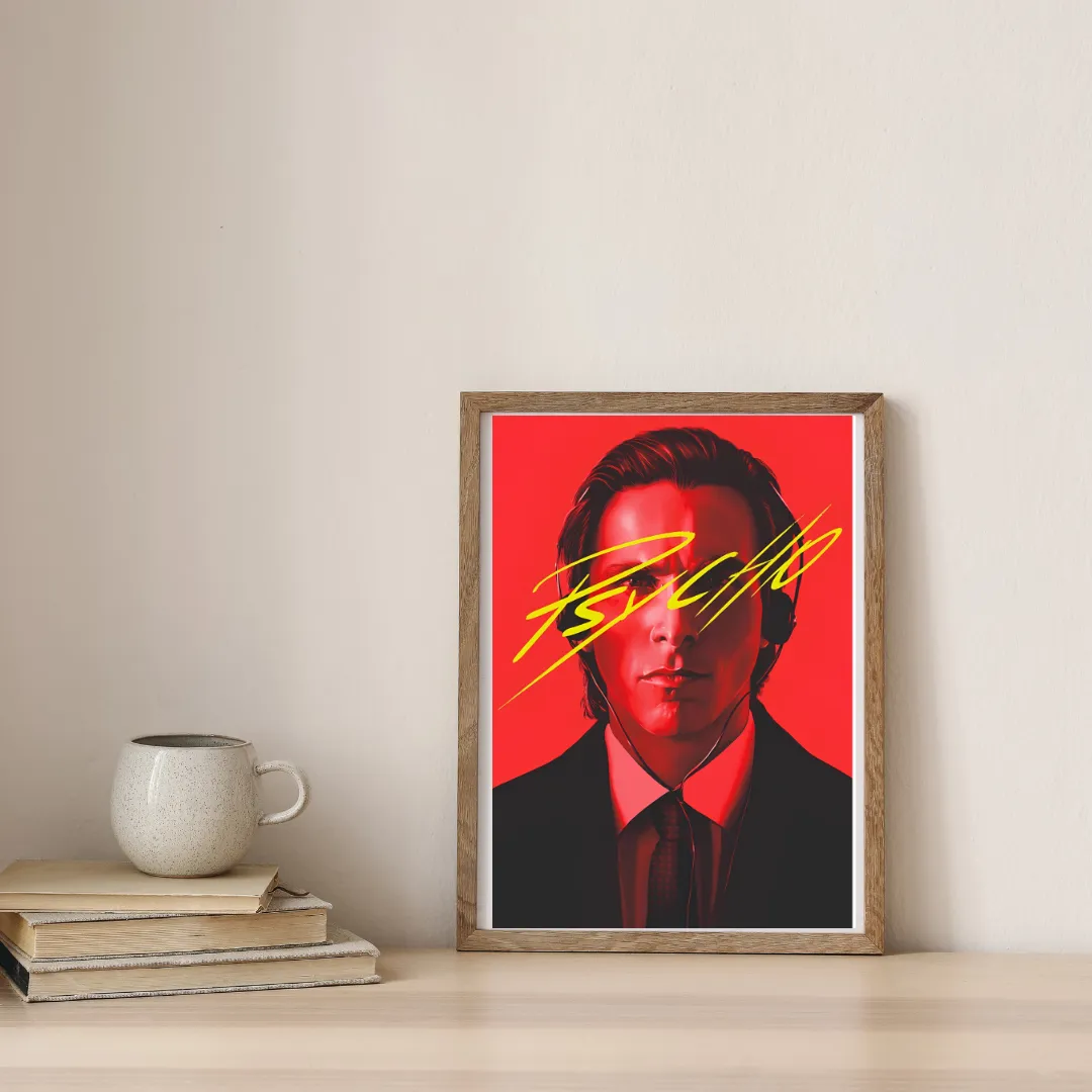 Psycho - Scarlet State of Mind — digital art print by Lurevi