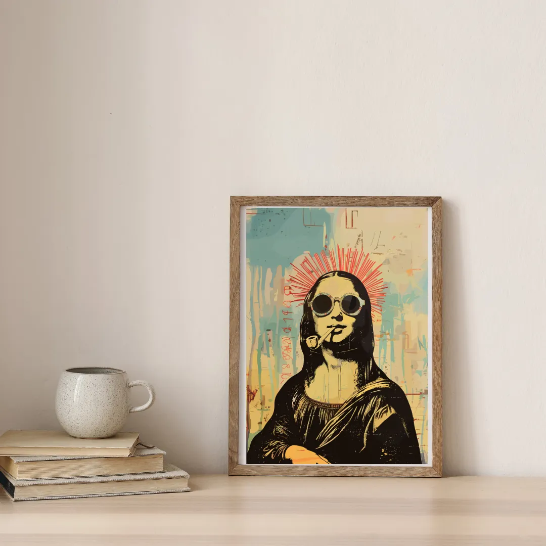 Rebel Mona Renaissance — digital art print by Lurevi