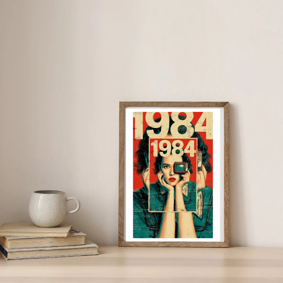 Echoes of 1984 — digital art print by Lurevi
