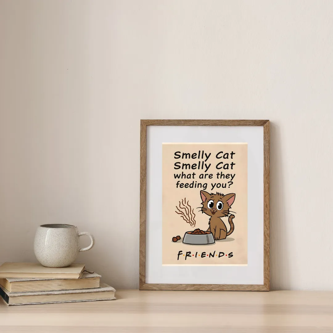 Smelly Cat Friends — digital art print by Lurevi